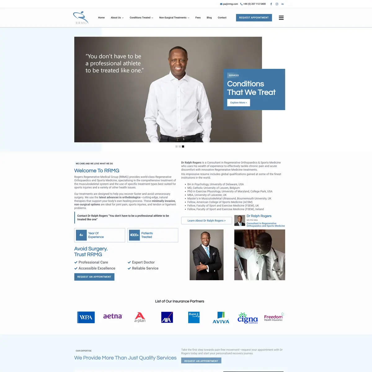 RRMG Dr Ralph Rogers website
