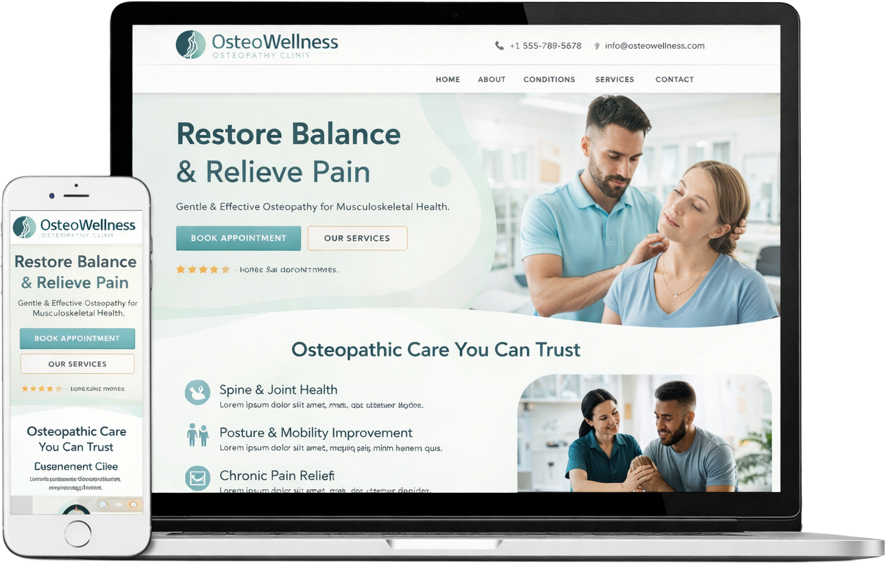 Modern Edinburgh osteopath clinic